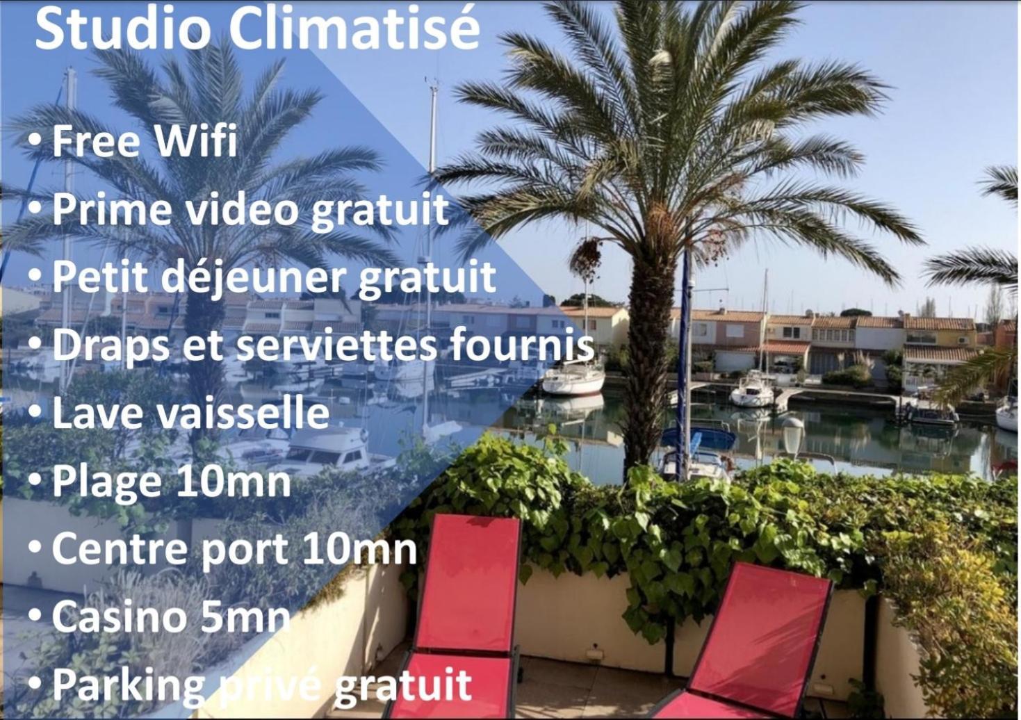 Cap Capistol Avec Terrasse, Vue Port Appartement
